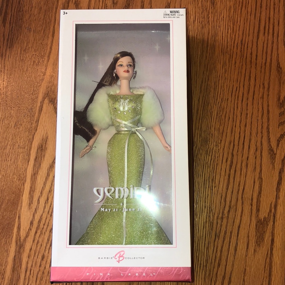 Gemini Barbie Pink Label in the box